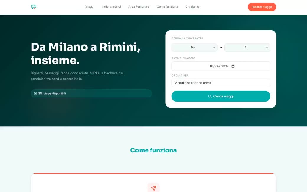 MIRI, schermata 1